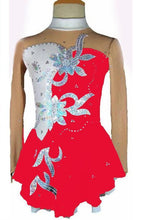 Lade das Bild in den Galerie-Viewer, Bordeau  Kürkleid  Eiskunstlaufkleid Tanzkleid Tanzmariechen  Kleid