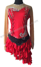 Lade das Bild in den Galerie-Viewer, Kürkleid  Eiskunstlaufkleid Tanzkleid Tanzmariechen  Kleid