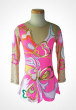Lade das Bild in den Galerie-Viewer, Kopie von Pink Eiskunstlaufkleid Kürkleid Rollkunstlaufen Tanzkleid Tanzmariechen