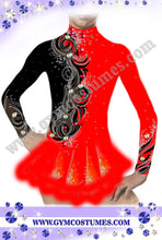Lade das Bild in den Galerie-Viewer, Bordeau  Kürkleid  Eiskunstlaufkleid Tanzkleid Tanzmariechen  Kleid