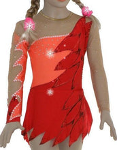 Lade das Bild in den Galerie-Viewer, Bordeau  Kürkleid  Eiskunstlaufkleid Tanzkleid Tanzmariechen  Kleid