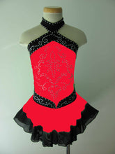 Lade das Bild in den Galerie-Viewer, Gelb Kürkleid Eiskunstlaufklei Rollkunstlaufen Tanzkleid Tanzmariechen