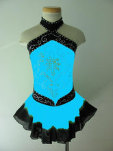 Lade das Bild in den Galerie-Viewer, Gelb Kürkleid Eiskunstlaufklei Rollkunstlaufen Tanzkleid Tanzmariechen