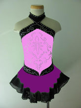 Lade das Bild in den Galerie-Viewer, Lila Rollkunstlaufen Tanzkleid Kürkleid Eiskunstlaufkleid Tanzmariechen