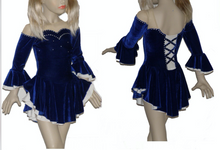 Lade das Bild in den Galerie-Viewer, Lila Rollkunstlaufen Tanzkleid Kürkleid Eiskunstlaufkleid Tanzmariechen