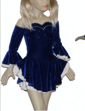 Lade das Bild in den Galerie-Viewer, Lila Rollkunstlaufen Tanzkleid Kürkleid Eiskunstlaufkleid Tanzmariechen
