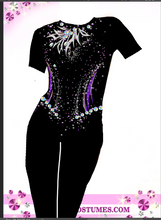 Lade das Bild in den Galerie-Viewer, Rot Ganzkörperanzug Catsuit Küranzug Voltigieranzug Luftakrobatik Anzug Showtanzkleid Circusanzug