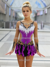 Cargar imagen en el visor de la galería, Vestido de patinaje artístico