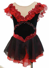 Lade das Bild in den Galerie-Viewer, Bordeau  Kürkleid  Eiskunstlaufkleid Tanzkleid Tanzmariechen  Kleid
