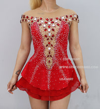 Charger l'image dans la galerie, Justaucorps compétition de gymnastique rythmique justaucorps acrobaties costume Acrobatic Rock'n'Roll, Twirling