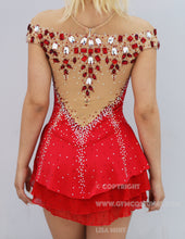 Charger l'image dans la galerie, Justaucorps compétition de gymnastique rythmique justaucorps acrobaties costume Acrobatic Rock'n'Roll, Twirling