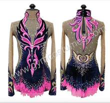 Cargar imagen en el visor de la galería, Traje para gimnasia rítmica traje de acrobacias