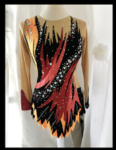 Cargar imagen en el visor de la galería, Traje para gimnasia rítmica traje de acrobacias