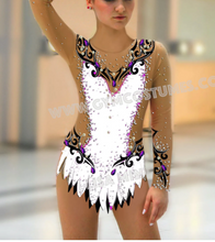 Cargar imagen en el visor de la galería, Traje para gimnasia rítmica traje de acrobacias