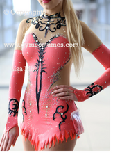 画像をギャラリービューアに読み込む, 新体操用スーツ 新体操用アクロバットドレス