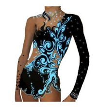 Cargar imagen en el visor de la galería, Traje para gimnasia rítmica traje de acrobacias