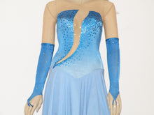 Lade das Bild in den Galerie-Viewer, Eiskunstlaufkleid Kürkleid Rollkunstlaufen Tanzkleid Tanzmariechen