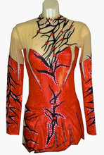 Lade das Bild in den Galerie-Viewer, Bordeau  Kürkleid  Eiskunstlaufkleid Tanzkleid Tanzmariechen  Kleid