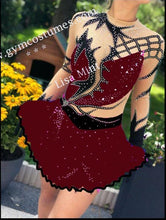 Lade das Bild in den Galerie-Viewer, -Blau Karnevalkleid Faschingkleid Rock'n Roll Showtanzkleid Tanzkleid Tanzmariechen