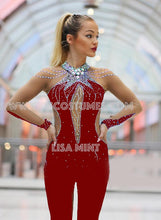 Lade das Bild in den Galerie-Viewer, -Weiß Anzug für rhythmische Gymnastik RSG-Anzug  Sportakrobatik