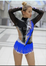 Lade das Bild in den Galerie-Viewer, -Orange Anzug für rhythmische Gymnastik RSG-Anzug  Sportakrobatik