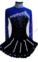 Lade das Bild in den Galerie-Viewer, Eiskunstlaufkleid Kürkleid Tanzkleid Tanzmariechen  Kleid