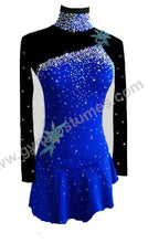 Lade das Bild in den Galerie-Viewer, Schwarz Kürkleid  Eiskunstlaufkleid Tanzkleid Tanzmariechen  Kleid