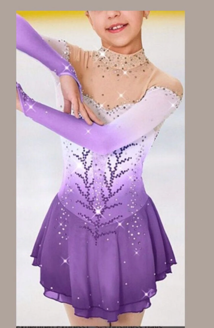 Figure skating dress ice skating dress ice dance - Main Image
