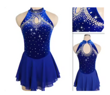 Lade das Bild in den Galerie-Viewer, Bordeau Kürkleid Eiskunstlaufklei Rollkunstlaufen Tanzkleid Tanzmariechen