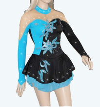 Lade das Bild in den Galerie-Viewer, Bordeau Kürkleid Eiskunstlaufklei Rollkunstlaufen Tanzkleid Tanzmariechen