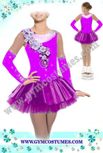 Lade das Bild in den Galerie-Viewer, Bordeau  Kürkleid  Eiskunstlaufkleid Tanzkleid Tanzmariechen  Kleid
