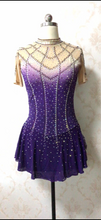 Lade das Bild in den Galerie-Viewer, Kürkleid Eiskunstlaufklei Rollkunstlaufen Tanzkleid Tanzmariechen