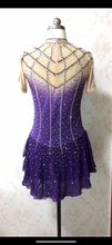 Lade das Bild in den Galerie-Viewer, Kürkleid Eiskunstlaufklei Rollkunstlaufen Tanzkleid Tanzmariechen