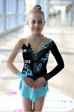 Lade das Bild in den Galerie-Viewer, -Schwarz Anzug für rhythmische Gymnastik RSG-Anzug Sportakrobatik