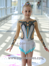 Lade das Bild in den Galerie-Viewer, -Rot Anzug für rhythmische Gymnastik RSG-Anzug  Sportakrobatik