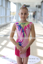 Lade das Bild in den Galerie-Viewer, -Neongrün Anzug für rhythmische Gymnastik RSG-Anzug  Sportakrobatik