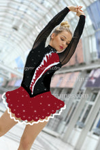 Lade das Bild in den Galerie-Viewer, -Bunt Kürkleid Eiskunstlaufkleid Karnevalkleid Showtanzkleid Tanzmariechen