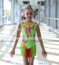 Lade das Bild in den Galerie-Viewer, -Rosa Anzug für rhythmische Gymnastik RSG-Anzug  Sportakrobatik