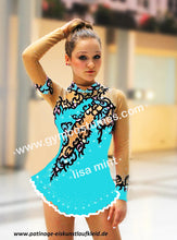 Lade das Bild in den Galerie-Viewer, Eiskunstlaufkleid Kürkleid Rollkunstlaufen Tanzkleid Tanzmariechen