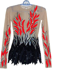 Lade das Bild in den Galerie-Viewer, Bordeau  Kürkleid  Eiskunstlaufkleid Tanzkleid Tanzmariechen  Kleid