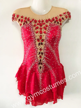 Lade das Bild in den Galerie-Viewer, Kürkleid  Eiskunstlaufkleid Tanzkleid Tanzmariechen  Kleid