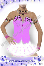 Lade das Bild in den Galerie-Viewer, Pink Eiskunstlaufkleid Kürkleid Rollkunstlaufen Tanzkleid Tanzmariechen