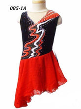 Lade das Bild in den Galerie-Viewer, Schwarz Pink  Kürkleid  Eiskunstlaufkleid Tanzkleid Tanzmariechen  Kleid
