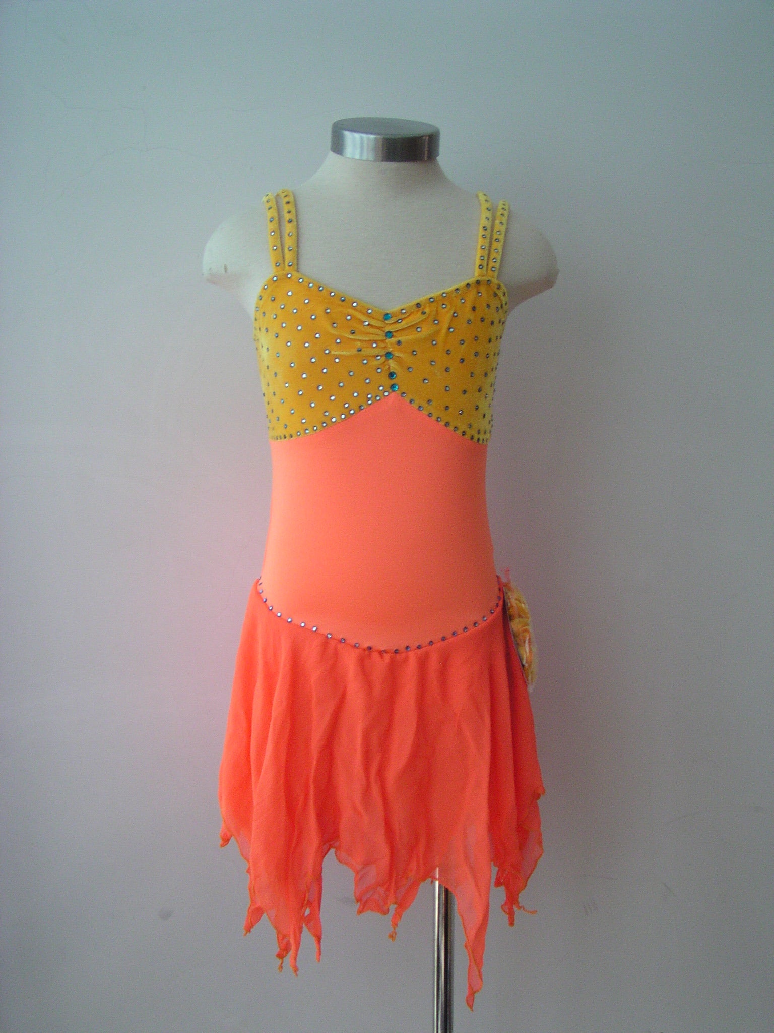 orange figure skating dress Amazon.com: JoyCan Orange Sleeveless Figure Skating Dress for Women with  Stretch Fabric Beautiful Ice Skating Outfit : Clothing, Shoes & Jewelry