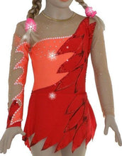 Lade das Bild in den Galerie-Viewer, Schwarz Pink Kürkleid  Eiskunstlaufkleid Tanzkleid Tanzmariechen  Kleid
