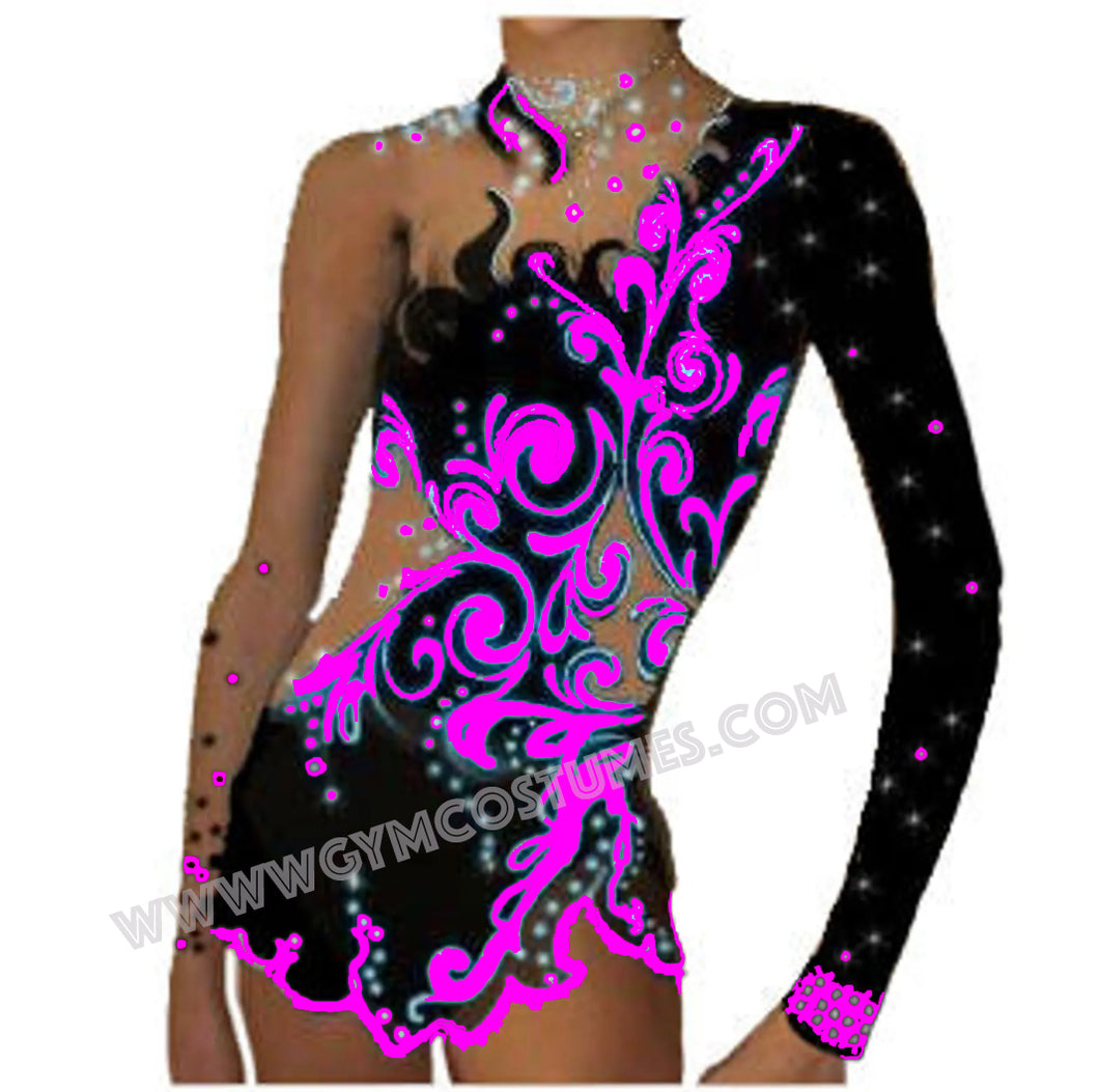 Pink Anzug für rhythmische Gymnastik RSG-Anzug  Sportakrobatik
