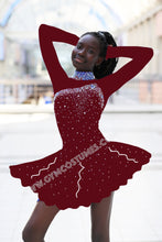 Lade das Bild in den Galerie-Viewer, -Lila Karnevalkleid Faschingkleid Rock&#39;n Roll Showtanzkleid Tanzkleid Tanzmariechen
