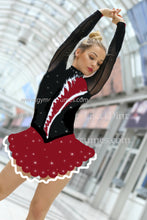 Lade das Bild in den Galerie-Viewer, -Neongrün Kürkleid Eiskunstlaufkleid Karnevalkleid Tanzkleid Tanzmariechen
